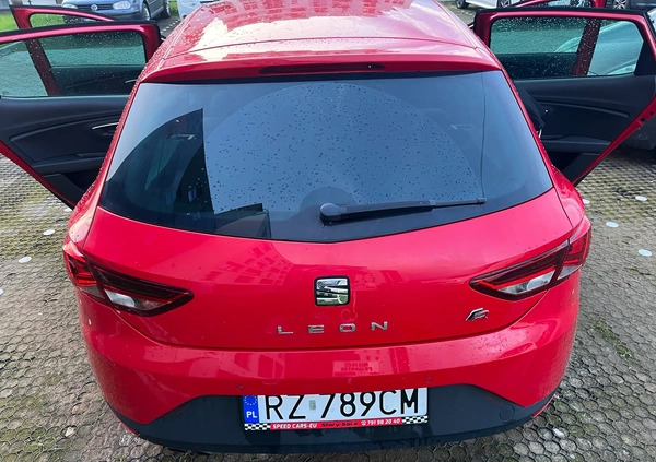 Seat Leon cena 48000 przebieg: 114720, rok produkcji 2014 z Rzeszów małe 172